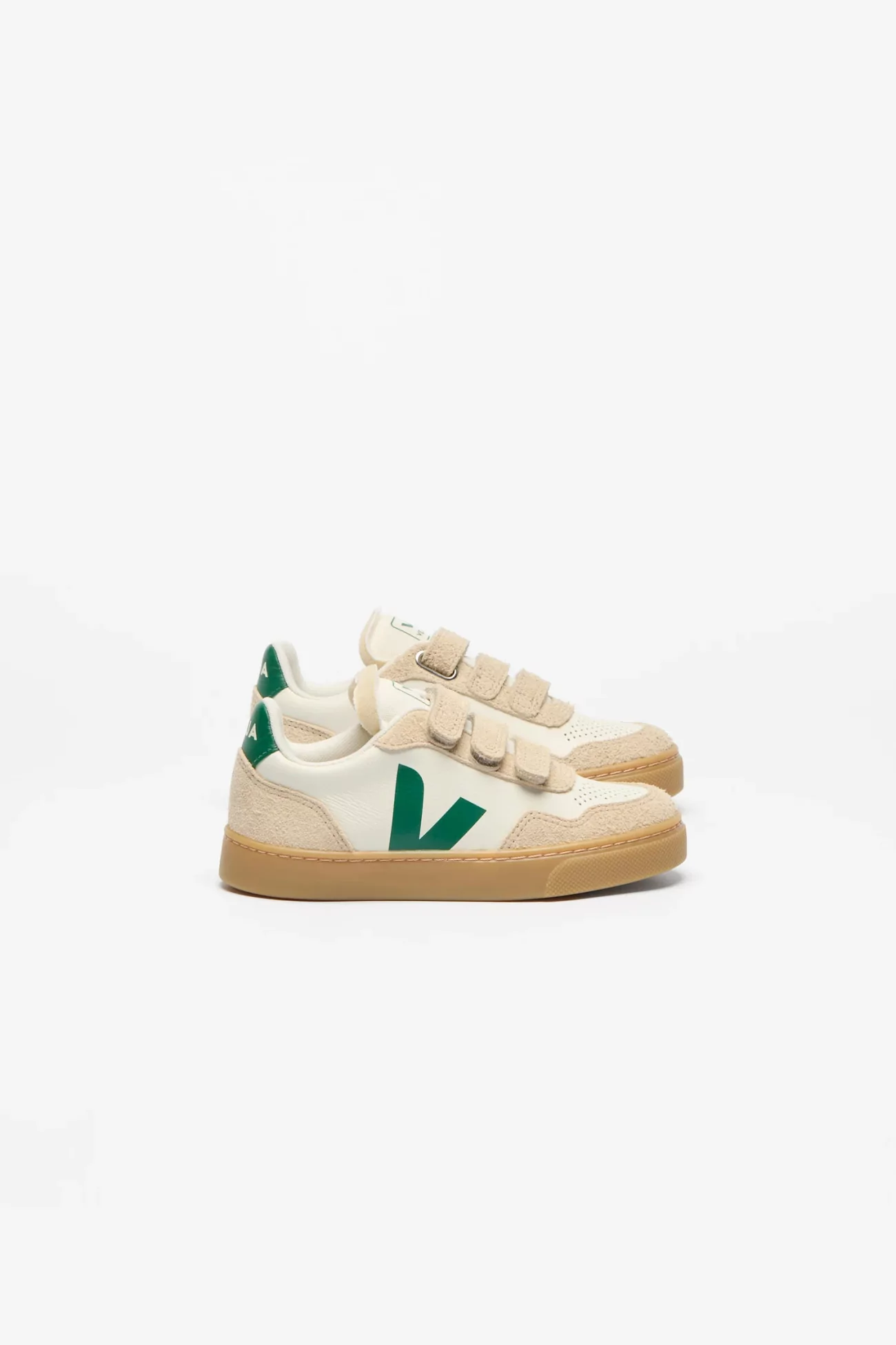 Veja V-90 Leather Kids Trainers – Beige | Centre Commercial