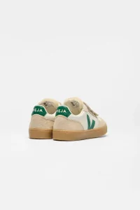 Veja V-90 Leather Kids Trainers – Beige | Centre Commercial