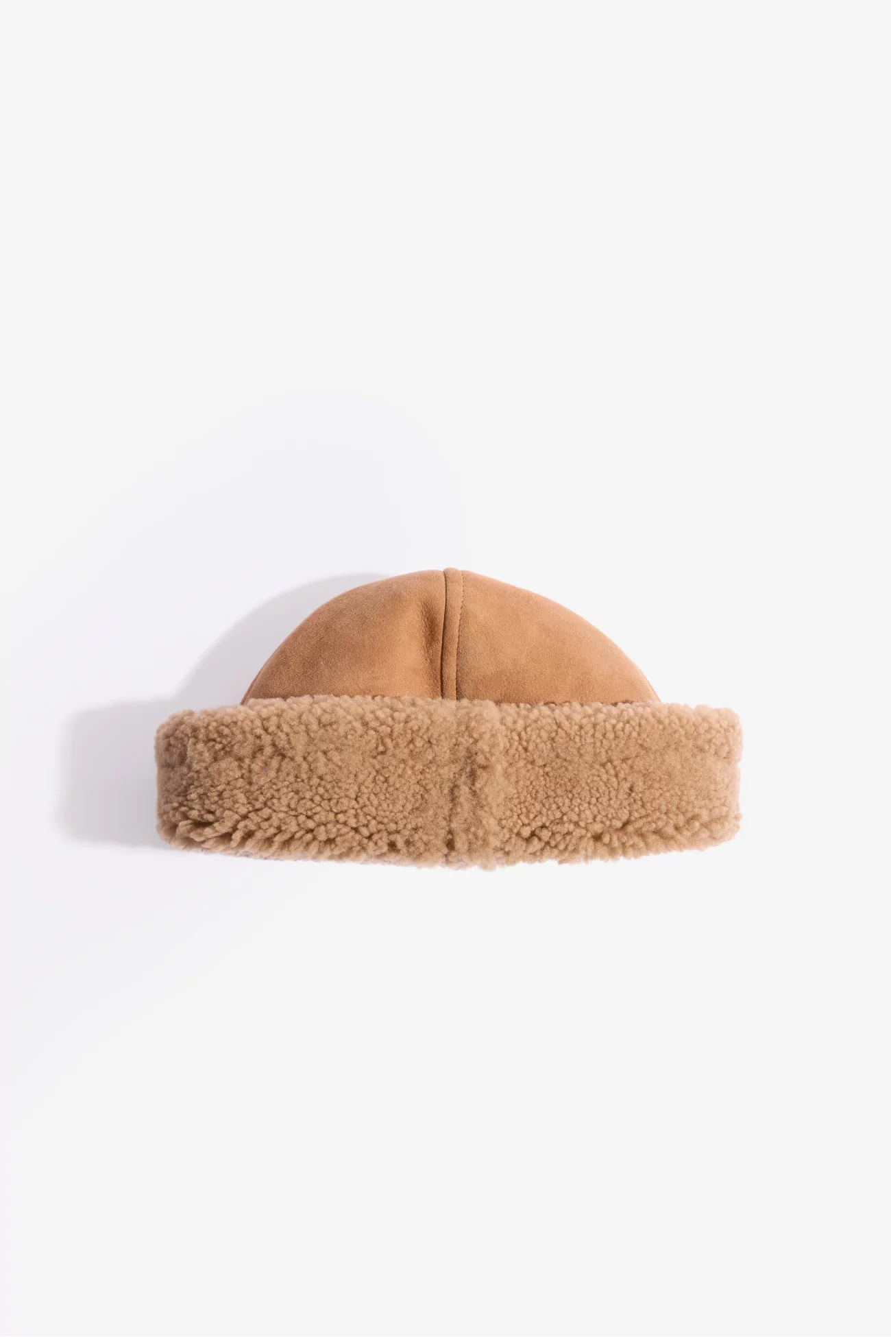 Cawley Curly Sheepskin Cap – Tan | Centre Commercial