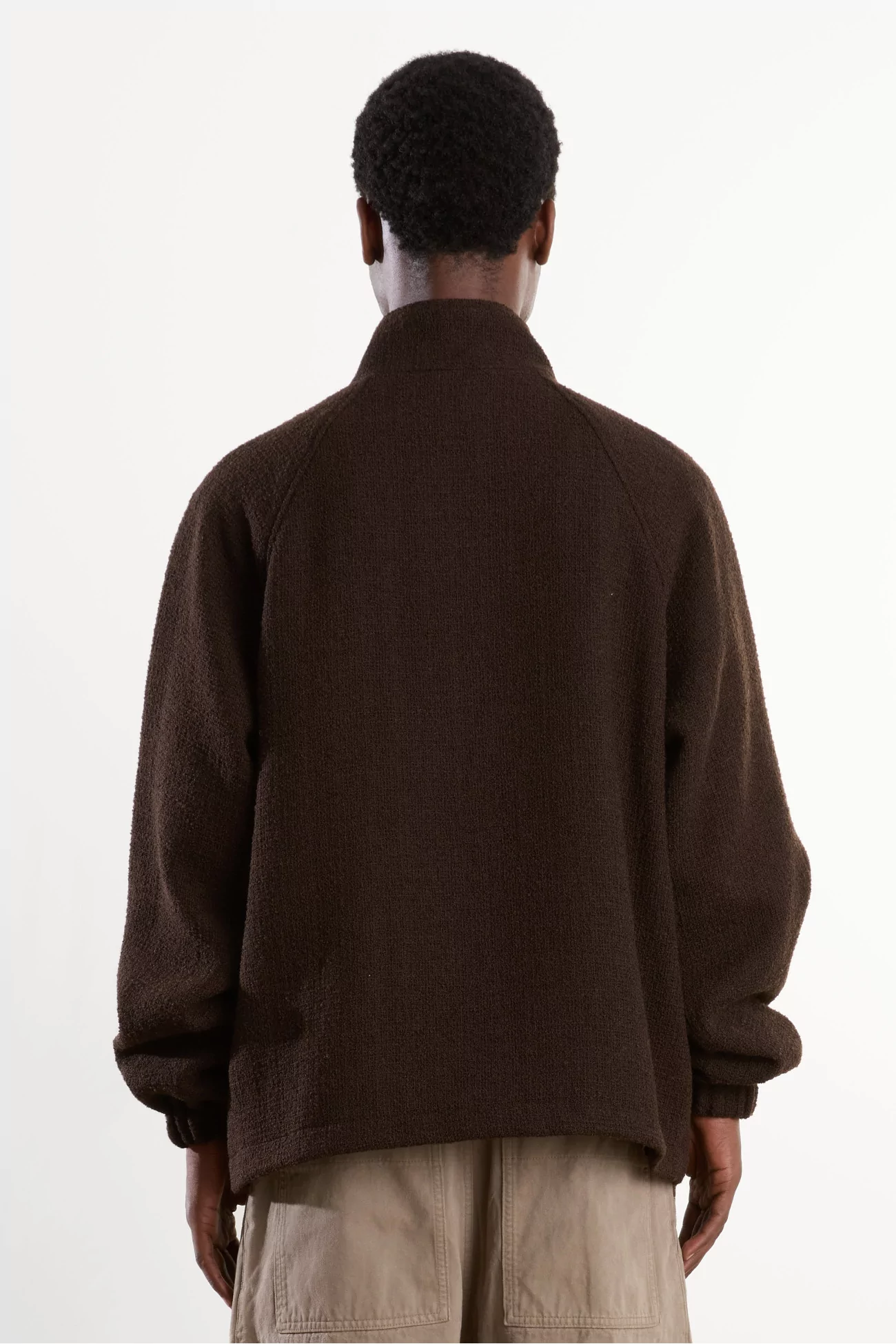 Arpenteur Half Zip Track Jacket – Brown | Centre Commercial