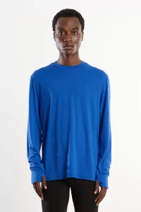 T-shirt Running Manches Longues Laine Mérinos Frank – Lapis | Centre Commercial