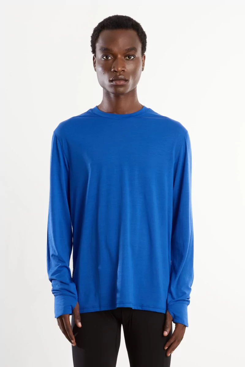 Merino Running Frank Long Sleeve T-Shirt – Lapis | Centre Commercial