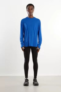 Merino Running Frank Long Sleeve T-Shirt – Lapis | Centre Commercial