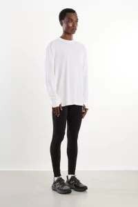 Merino Running Frank Long Sleeve T-Shirt – Natural | Centre Commercial