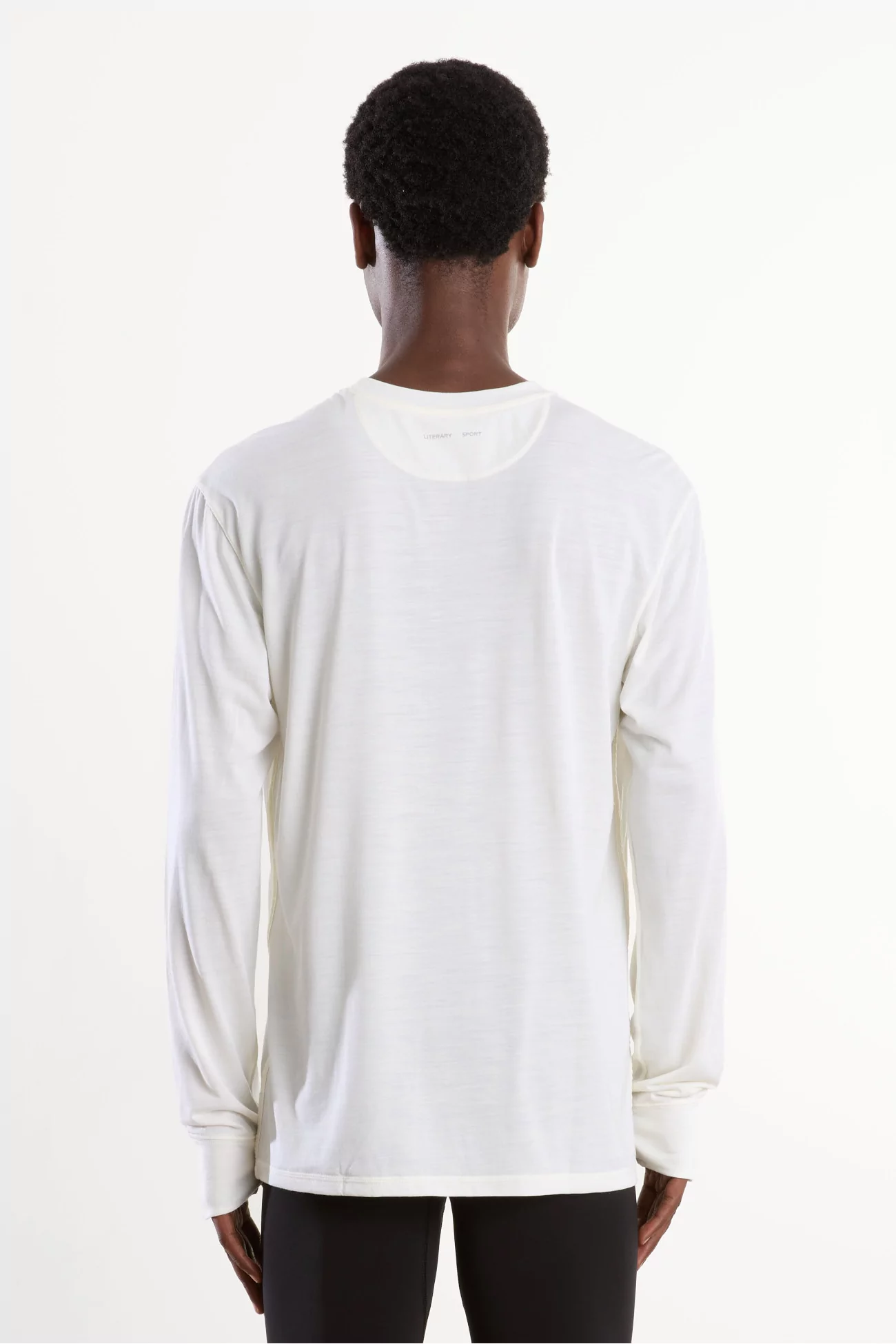 Merino Running Frank Long Sleeve T-Shirt – Natural | Centre Commercial