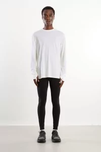 T-shirt Running Manches Longues Laine Mérinos Frank – Natural | Centre Commercial