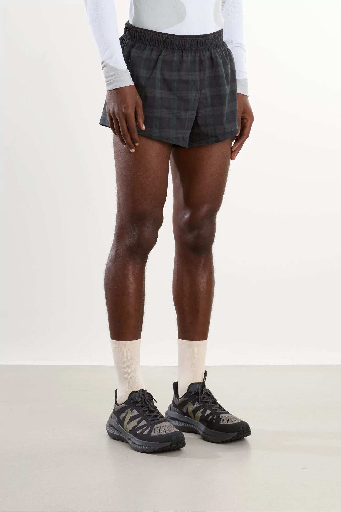 Short Running Tartan Literary Sport Morrison 3" – Green/Navy | Centre Commercial