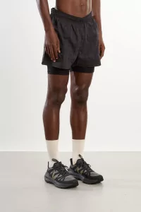 Tartan Running Literary Sport Myles Short – Brown/Tartan | Centre Commercial