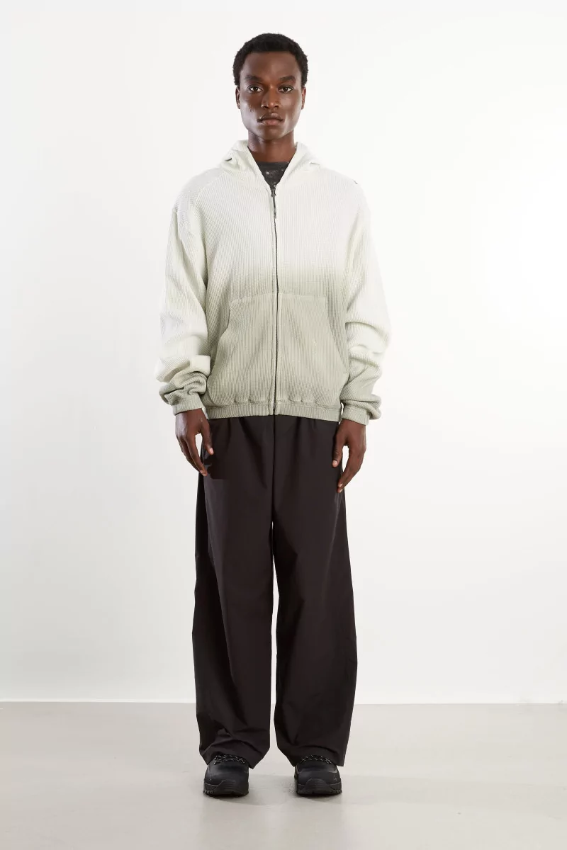 Organic Cotton ROA Bee Sun Faded Zip Hoodie – Dirty White | Centre Commercial