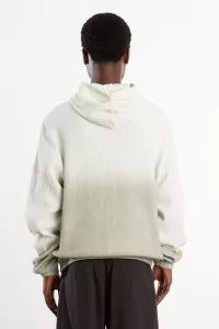 Organic Cotton ROA Bee Sun Faded Zip Hoodie – Dirty White | Centre Commercial