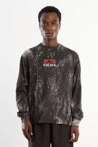 Organic Cotton ROA Fuzzy Print Long Sleeve – Fuzzy Brown | Centre Commercial