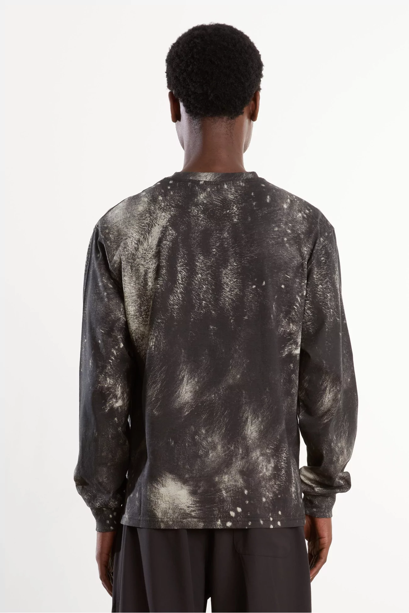 Organic Cotton ROA Fuzzy Print Long Sleeve – Fuzzy Brown | Centre Commercial