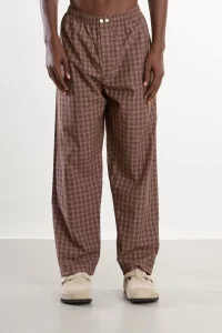 Pantalon Pyjama Coton Bio Twill – Serra Checks | Centre Commercial