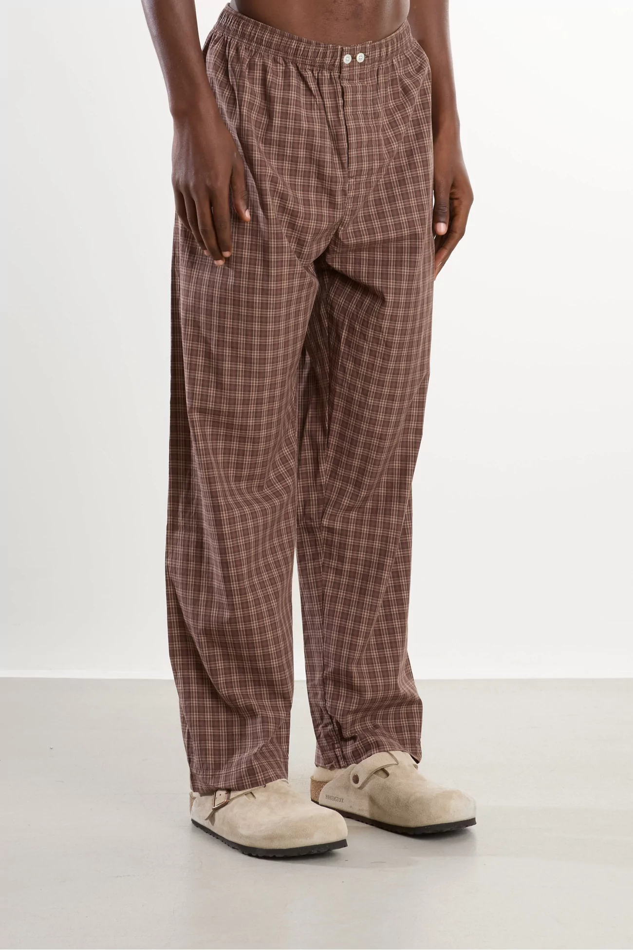 Pantalon Pyjama Coton Bio Twill – Serra Checks | Centre Commercial