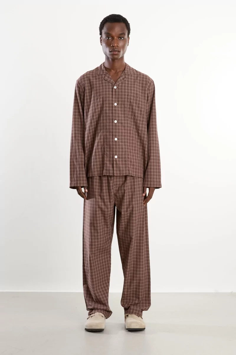 Pantalon Pyjama Coton Bio Twill – Serra Checks | Centre Commercial
