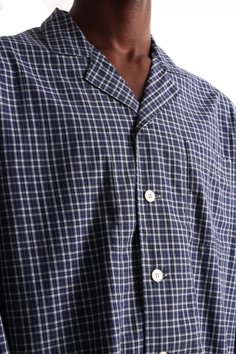 Organic Cotton Twill Pyjama Shirt – Lanegan Checks | Centre Commercial
