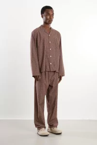 Organic Cotton Twill Pyjama Shirt – Serra Checks | Centre Commercial