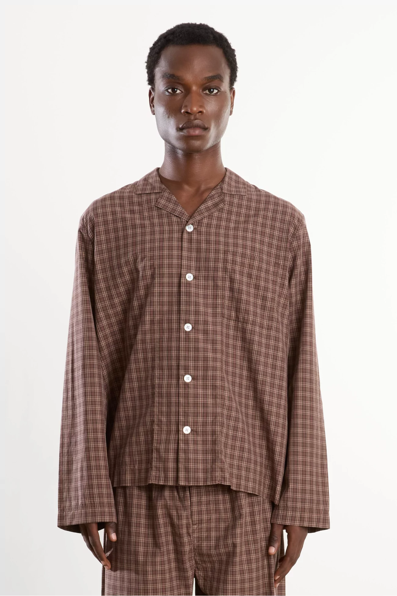 Organic Cotton Twill Pyjama Shirt – Serra Checks | Centre Commercial