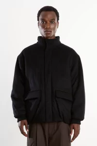 Padded Wool Blouson Men Black – Still By Hand
