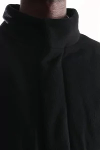 Blouson laine matelassé Homme Black – Still By Hand