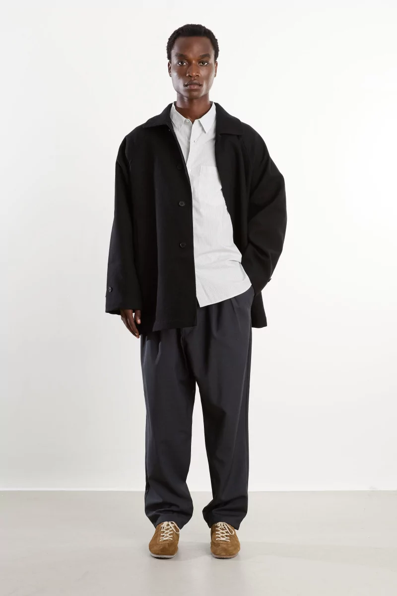 Yarn-Dyed Cotton Shirt Men White Stripe – Still By Hand