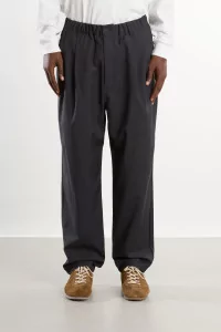 Pantalon laine mohair Homme Charcoal – Still By Hand