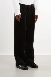Corduroy Straight Pants Men Black – Still By Hand