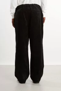 Corduroy Straight Pants Men Black – Still By Hand