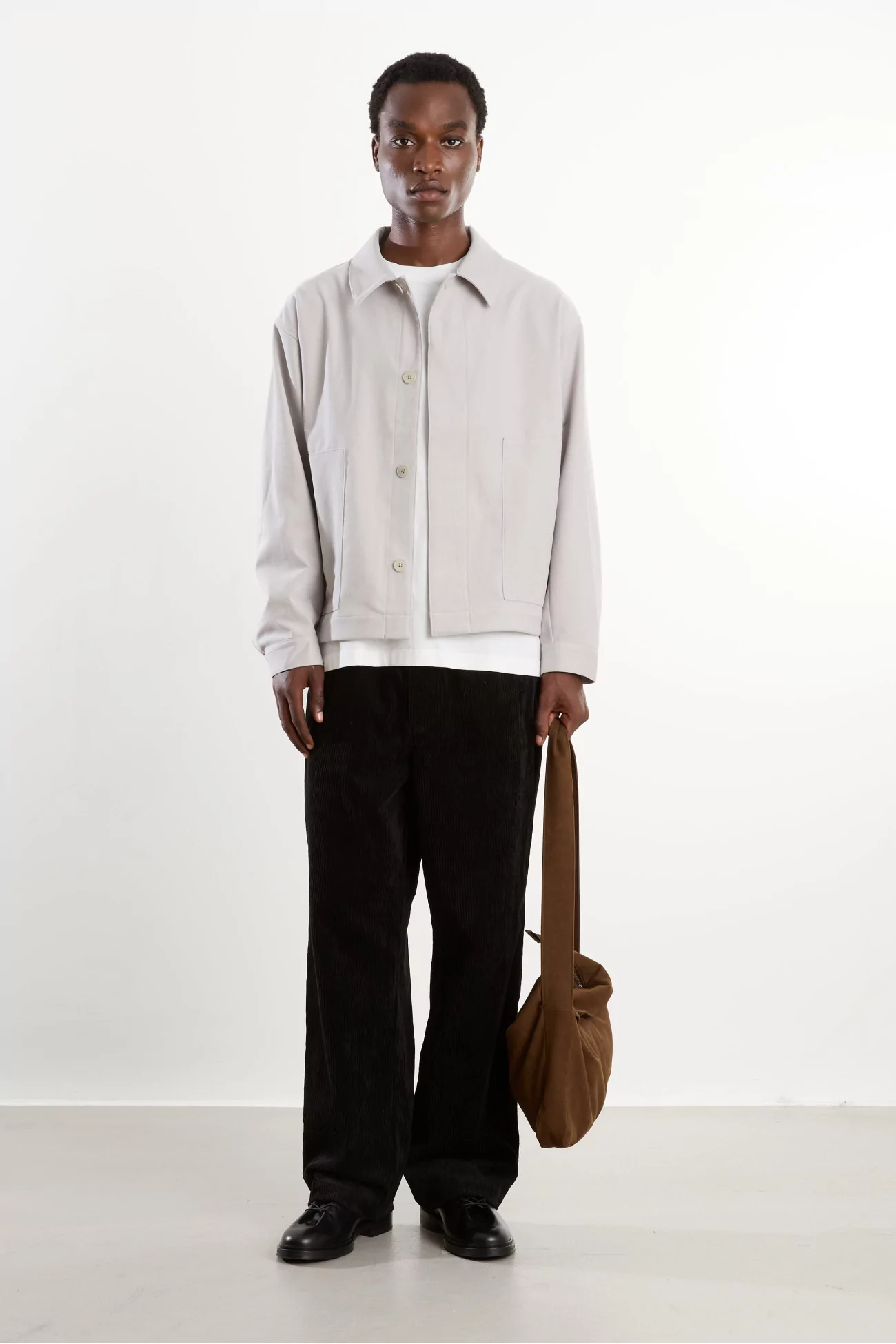 Pantalon velours côtelé Homme Black – Still By Hand