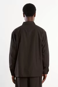 Surchemise coton twill Homme Khaki Brown – Still By Hand