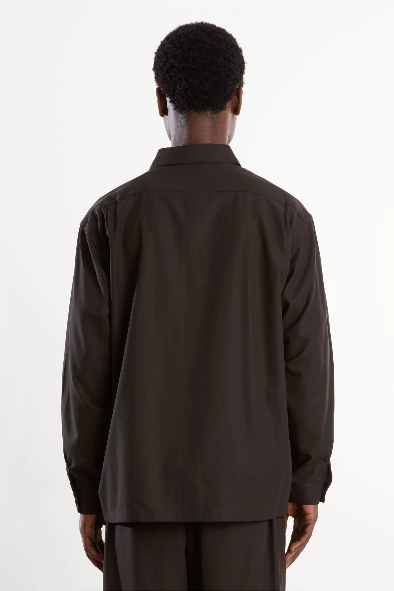 Surchemise coton twill Homme Khaki Brown – Still By Hand