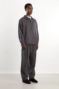 Wool Shirt Anorak Men Charcoal – Still By Hand