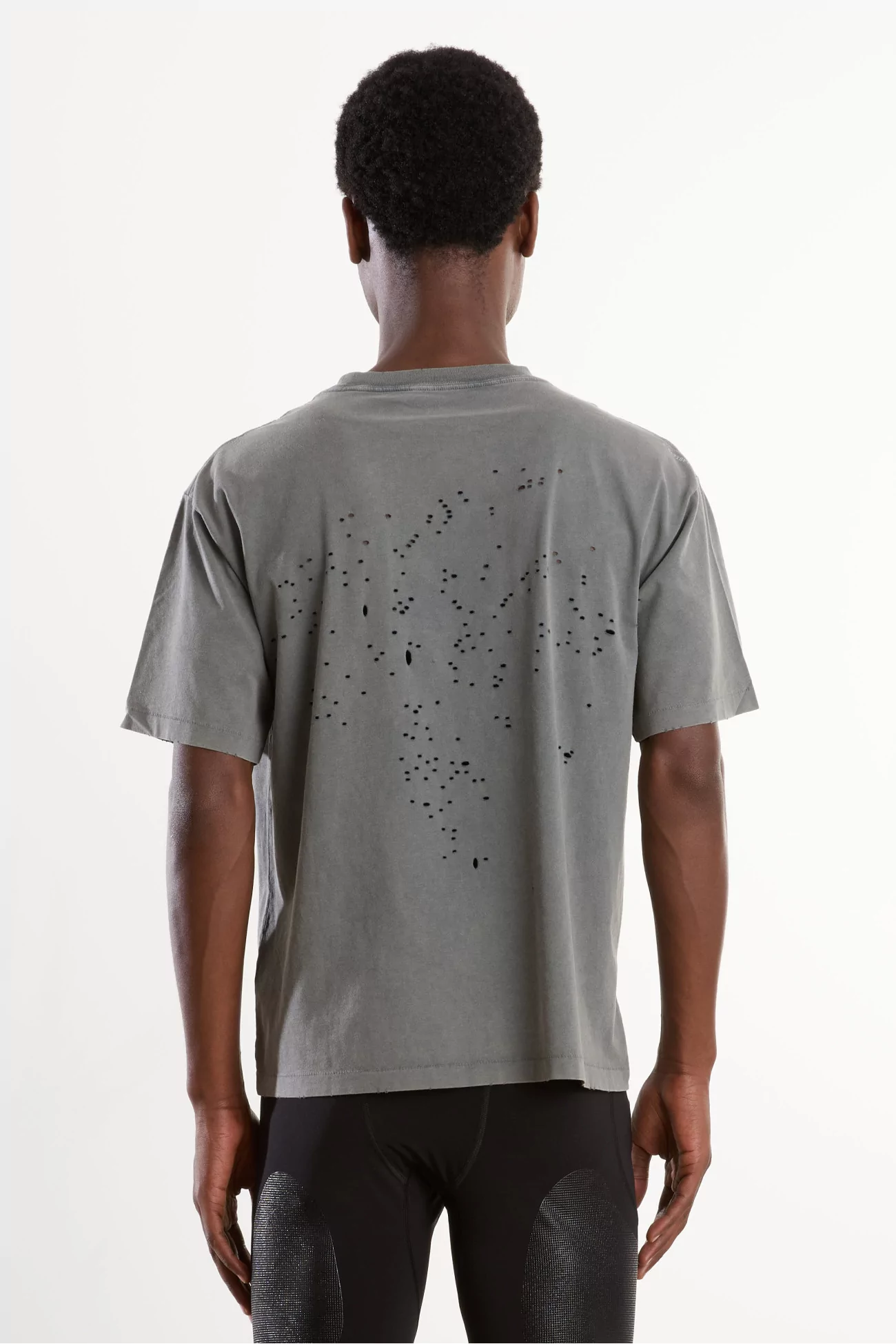 Satisfy MothTech Organic Cotton T-Shirt Men – Faded Black | Centre Commercial