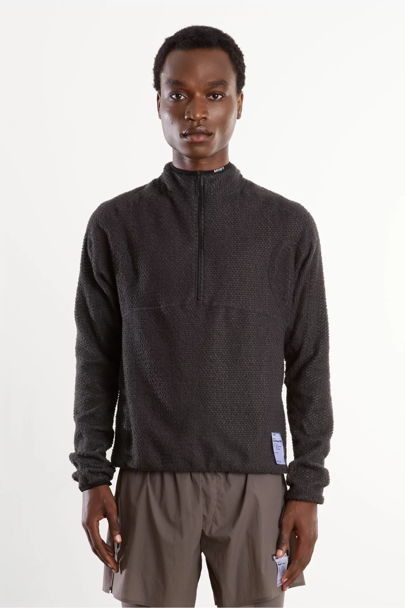 Satisfy GhostFleece Half-Zip Polartec Fleece Men – Phantom | Centre Commercial