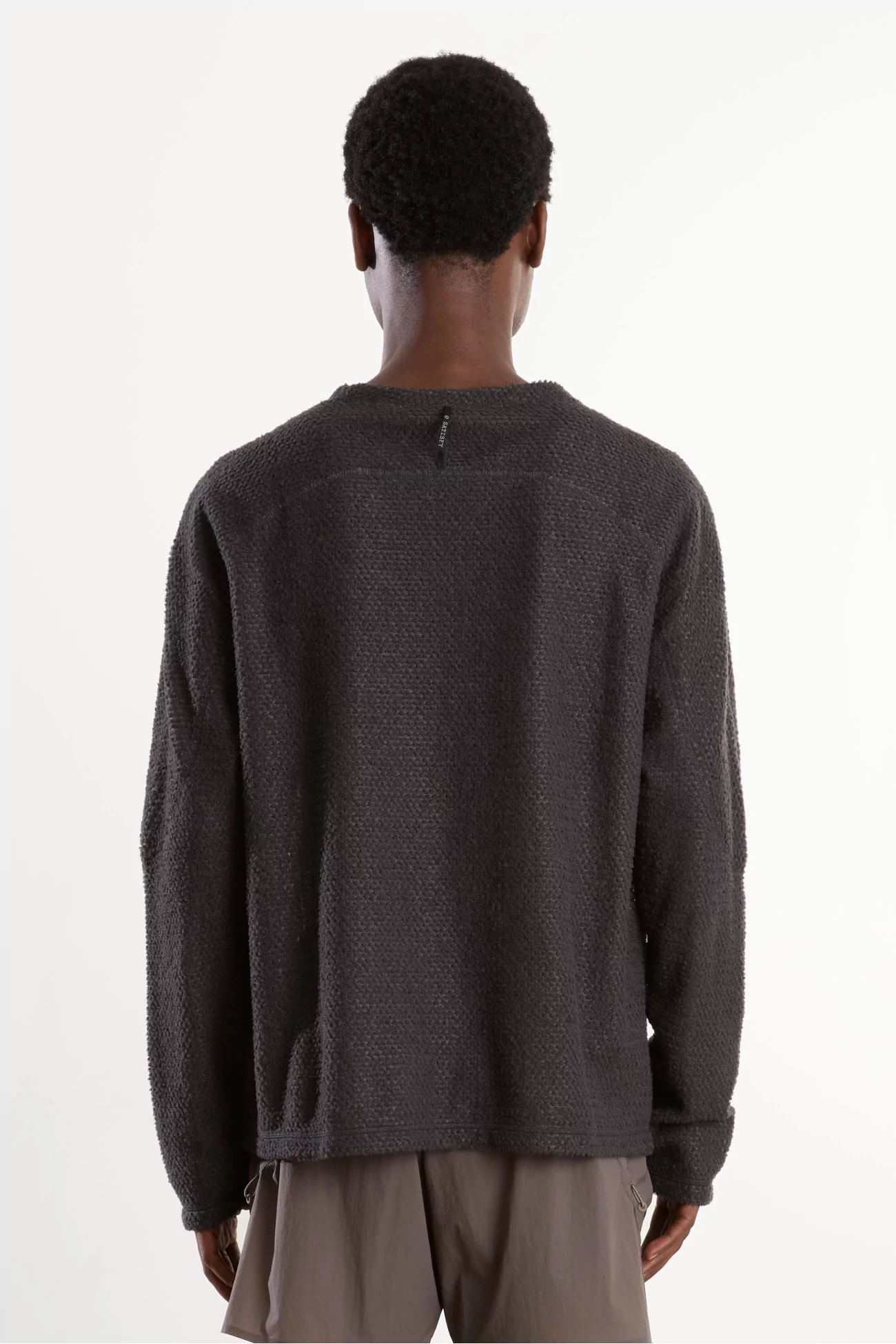 T-Shirt Satisfy FuzzFleece AD Long Polartec Homme – Phantom | Centre Commercial