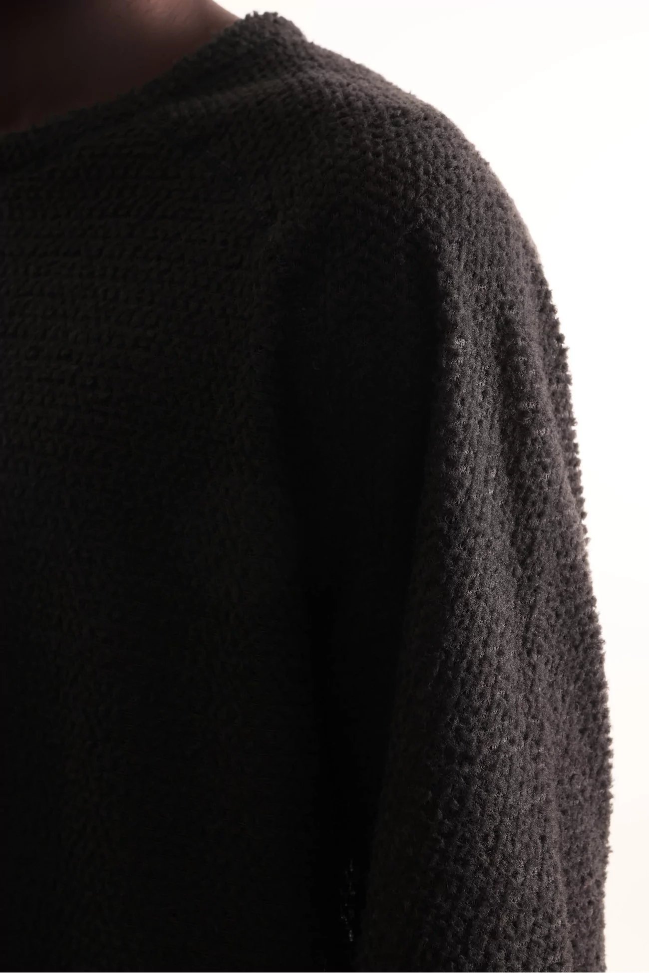 T-Shirt Satisfy FuzzFleece AD Long Polartec Homme – Phantom | Centre Commercial