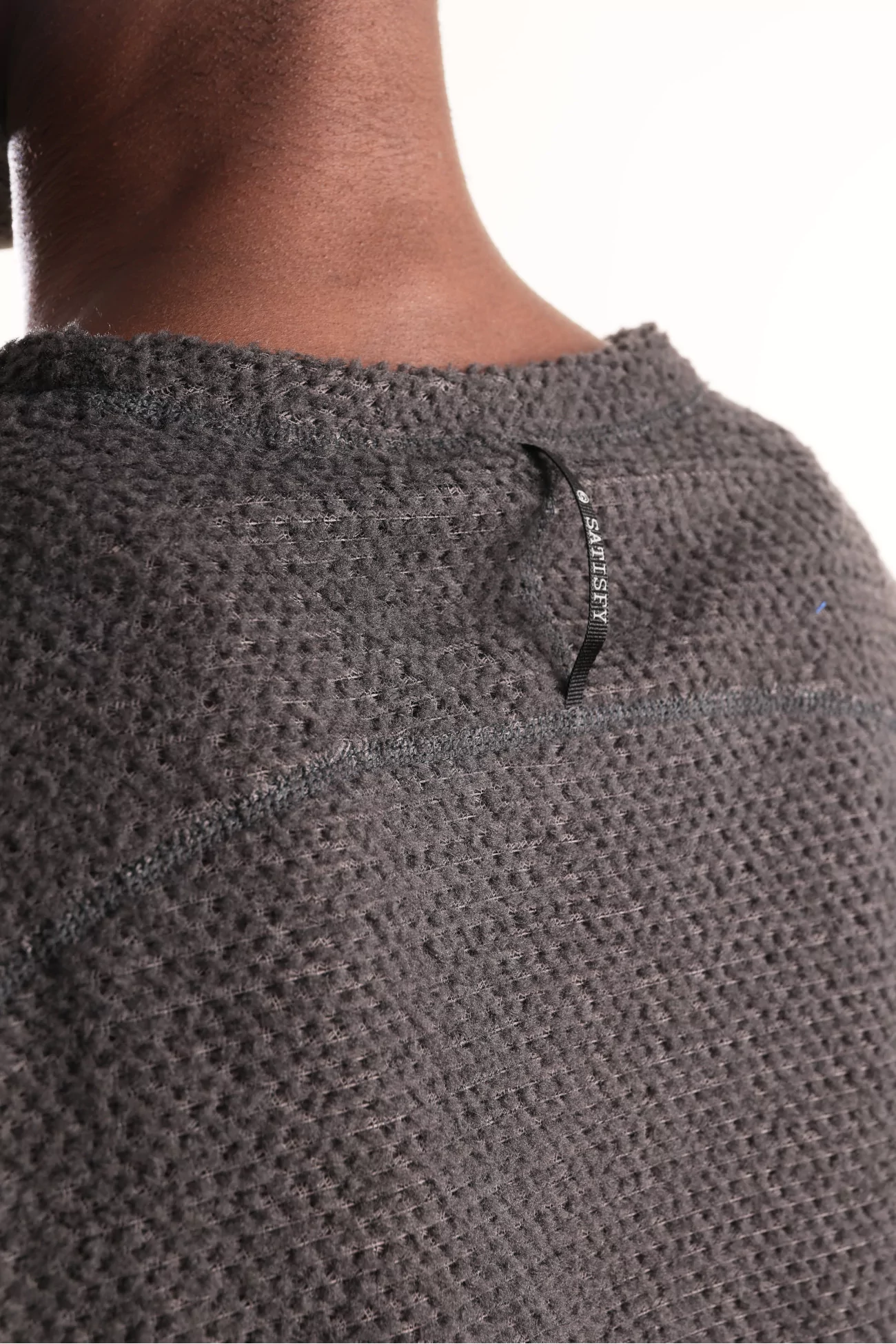 T-Shirt Satisfy FuzzFleece AD Long Polartec Homme – Phantom | Centre Commercial