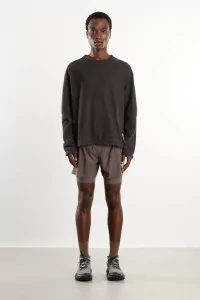 T-Shirt Satisfy FuzzFleece AD Long Polartec Homme – Phantom | Centre Commercial
