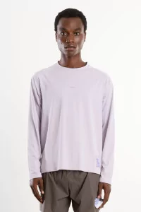 T-Shirt Satisfy AuraLite UV Long Running Homme – Misty Lilac | Centre Commercial