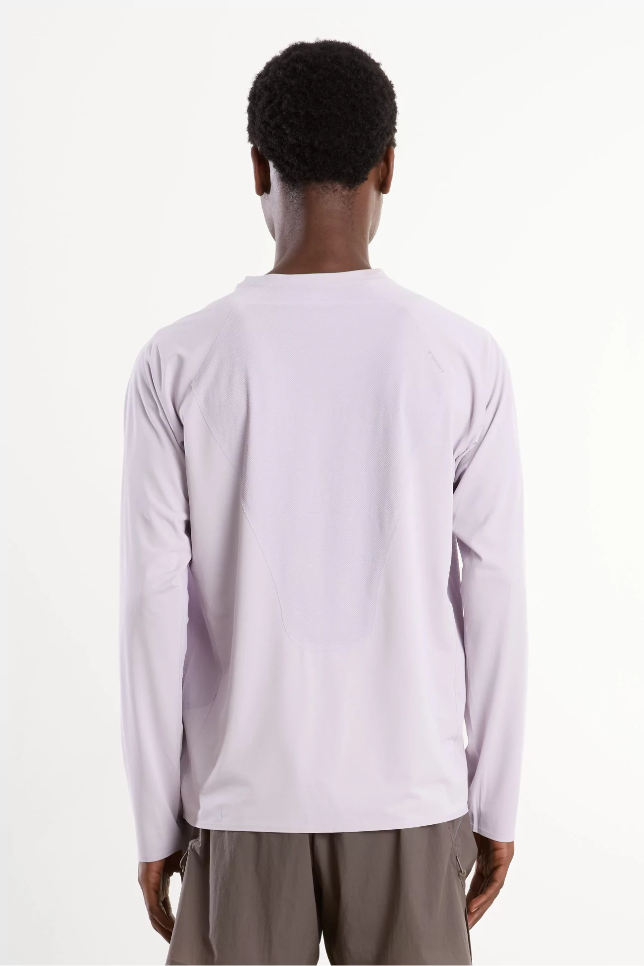 Satisfy AuraLite UV Long Tee Running Men – Misty Lilac | Centre Commercial