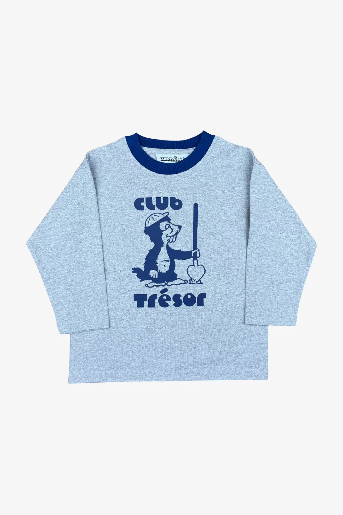 Kids' Long-Sleeved Cotton T-shirt – Grey Heather | Centre Commercial