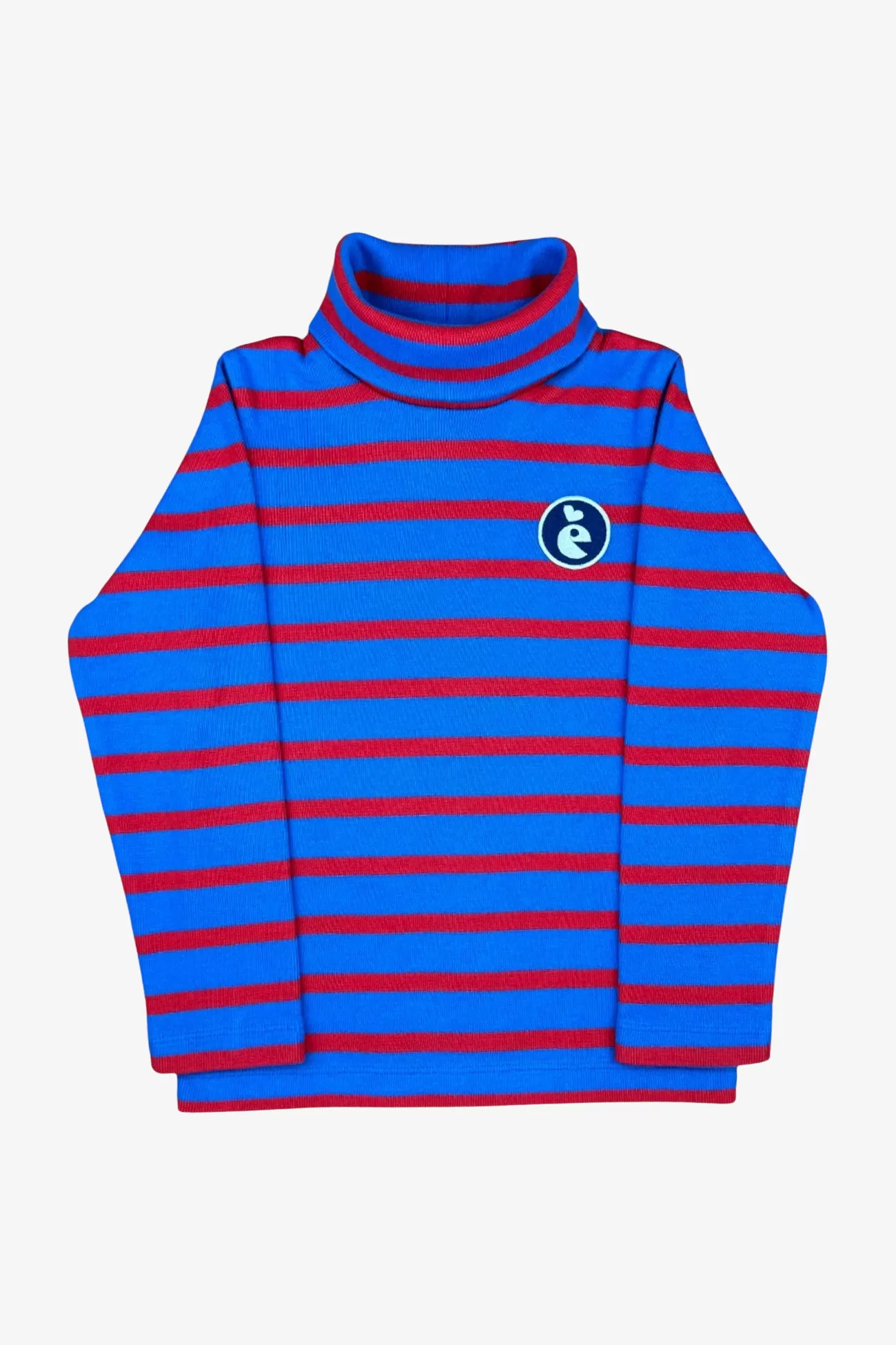 Kids' Striped Cotton Roll Neck Club Trésor – Striped Blue | Centre Commercial
