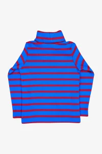 Col Roulé Enfant Coton Rayé Club Trésor – Striped Blue | Centre Commercial
