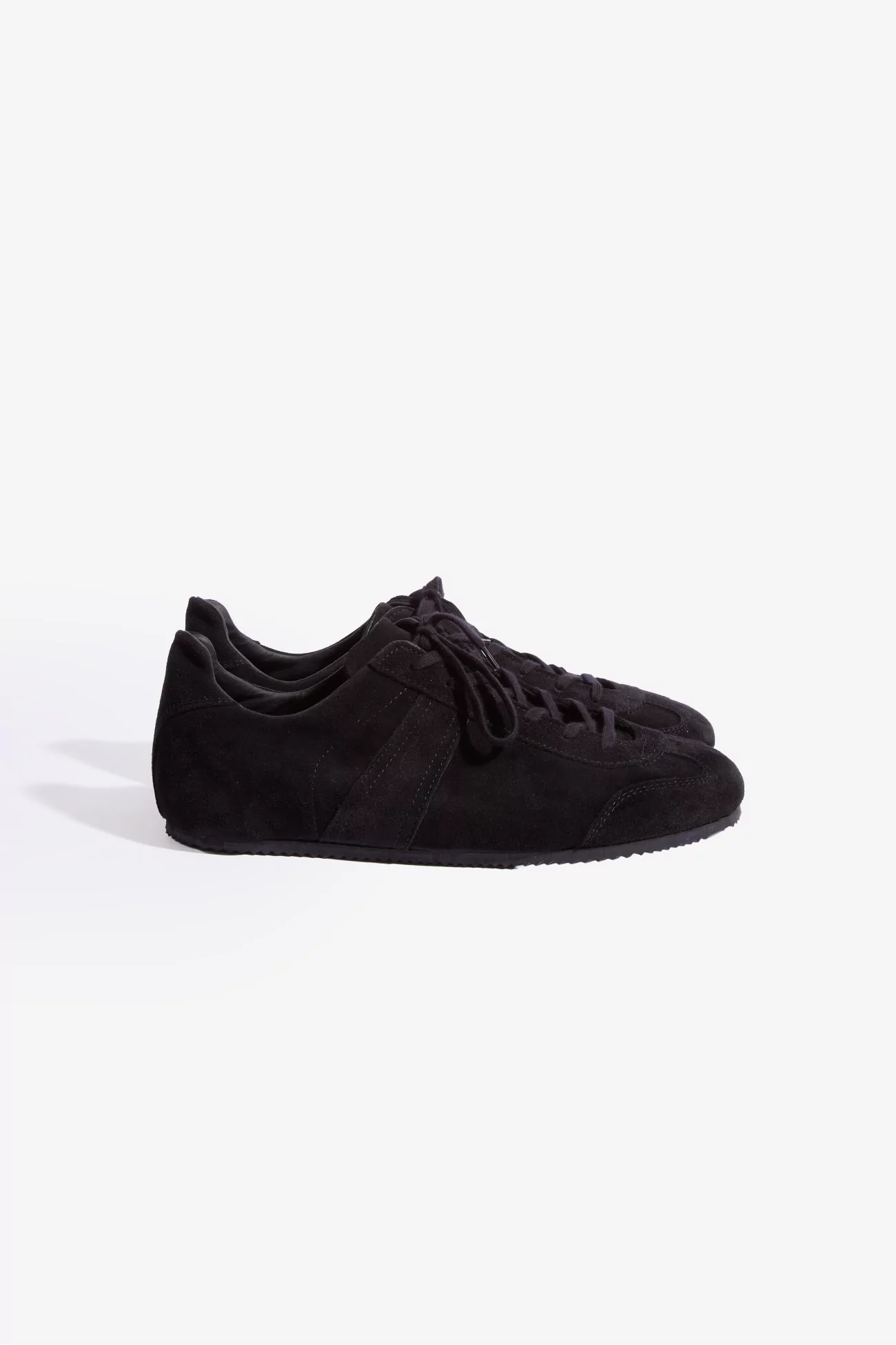Still By Hand Leather Sneaker – Black | Centre Commercial