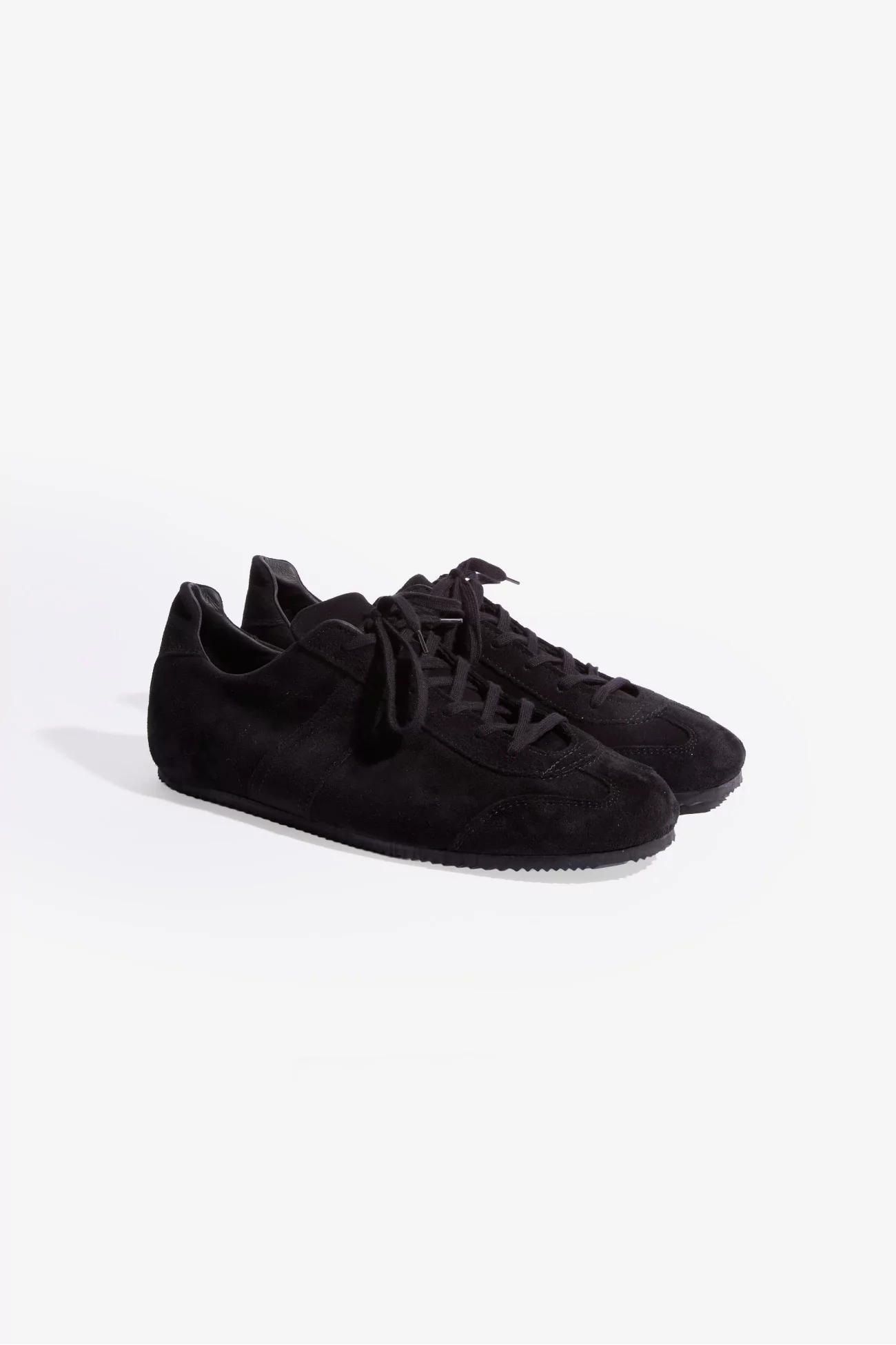 Still By Hand Leather Sneaker – Black | Centre Commercial