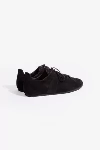 Still By Hand Leather Sneaker – Black | Centre Commercial