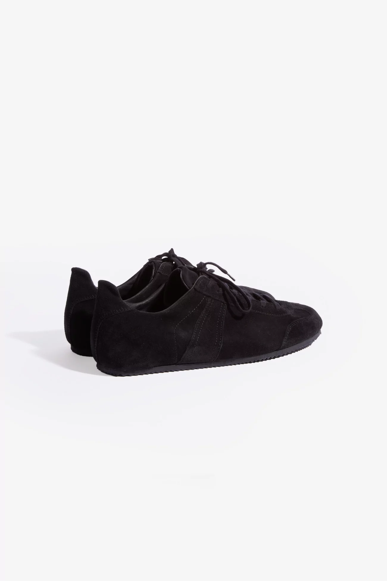 Still By Hand Leather Sneaker – Black | Centre Commercial