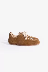 Still By Hand Leather Sneaker – Camel | Centre Commercial