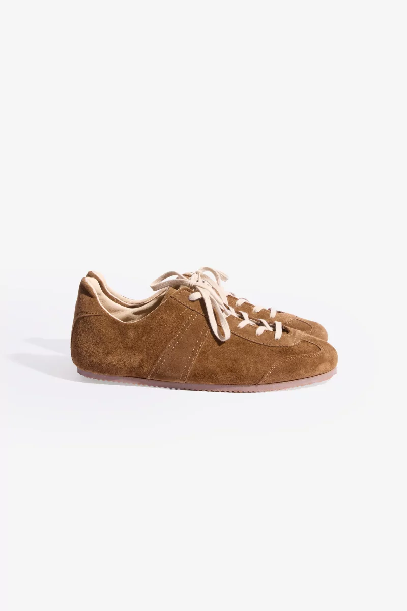 Still By Hand Leather Sneaker – Camel | Centre Commercial