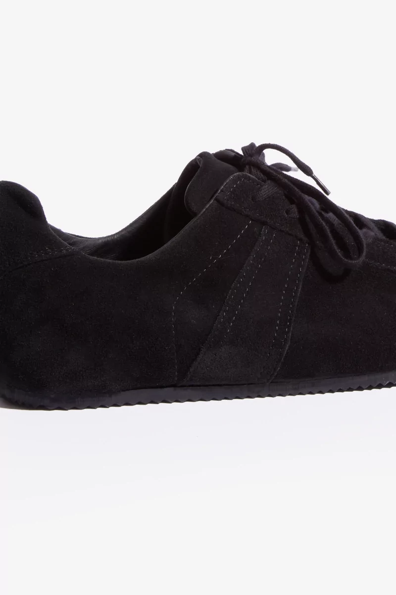 Still By Hand Leather Sneaker – Black | Centre Commercial